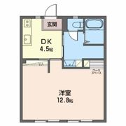 西尾ハイツの間取り画像