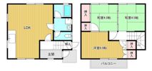 飯野ハイツ(1～5号)の間取り画像