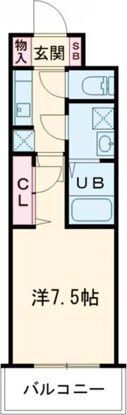 S-RESIDENCE堺市駅前の間取り画像