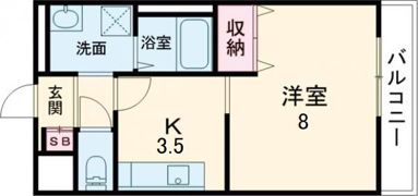 アムール高松東の間取り画像
