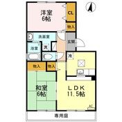 ニューハピニスB棟の間取り画像