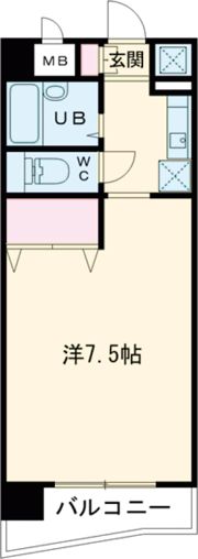 メトロノーム中島の間取り画像