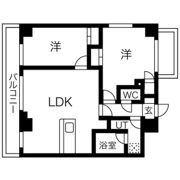 サザンクレスト堺東の間取り画像