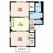 フォーレスフェリキス Aの間取り画像