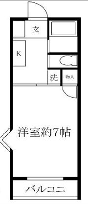サンハイツ岡本の間取り画像