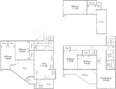 亀岡邸の間取り画像