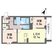 グレイス南林間の間取り画像