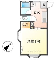 コーポ・フラワーの間取り画像