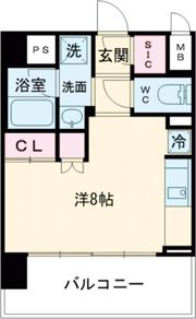 ジオエント梅田北リバーフロントの間取り画像