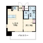 ジオエント梅田北リバーフロントの間取り画像