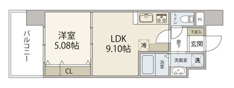 Istyle三篠の間取り画像