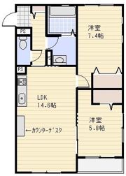西大宮ガーデンヒルズⅡの間取り画像