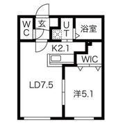 ビバーチェ南郷の間取り画像