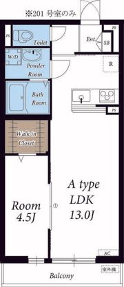 リブリ・Rinの間取り画像