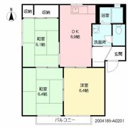 アビーロード A棟の間取り画像
