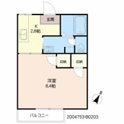 ユニテック三里木 B棟の間取り画像