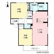 ガーデンコート IV棟の間取り画像