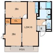 ヴィラージュF棟の間取り画像