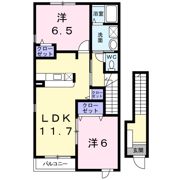 カルムBの間取り画像