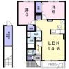 飛鶴Dの間取り画像