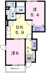 エスポワール永和の間取り画像