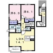 ムーンリバーCの間取り画像