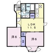 エクセレンスBの間取り画像
