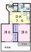 サン エトワールⅠの間取り画像