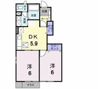 グリ－ンハイツの間取り画像