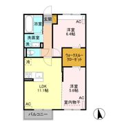 メゾン ド キャレ Ⅱの間取り画像