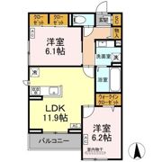 ヴィラージュの間取り画像