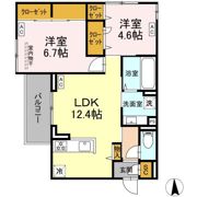 ヴィラージュの間取り画像