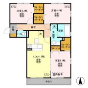 袖ヶ浦ヒルサイドレジデンス B棟の間取り画像