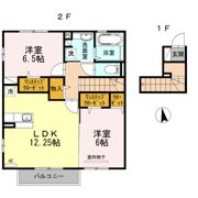 ベルテの間取り画像