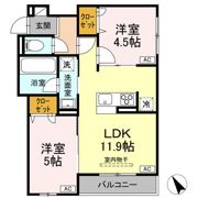 Asset-Court元横山町の間取り画像