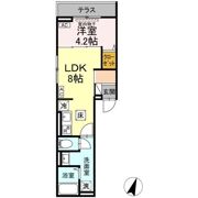 D-ROOM万町Ⅱの間取り画像