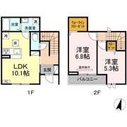 ラ・ぺジブルの間取り画像