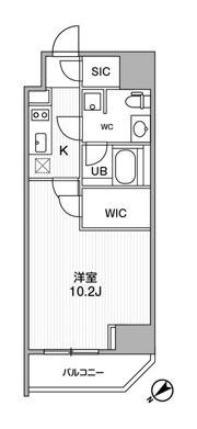 ALTERNA恵比寿の間取り画像