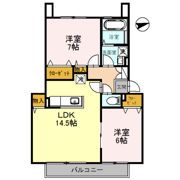 リーベンハイム桂木の間取り画像