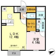 ラフィネ新開の間取り画像