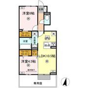 ボヌール N-1の間取り画像