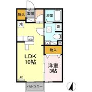 ヒルサイドテラス東須恵の間取り画像