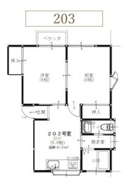 フローレスIIの間取り画像