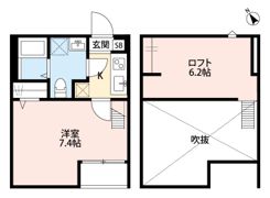 Casa Domani 西大宮(カーサ・ドマーニニシオオミヤ)の間取り画像