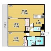 レジデンス白石中央Ⅰの間取り画像