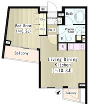 ル・シヤージュ神宮前の間取り画像