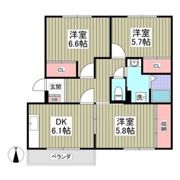 ガーデンムツミAの間取り画像