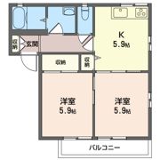 ルミエール城山の間取り画像