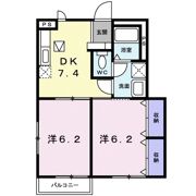 プリムヴェールBの間取り画像