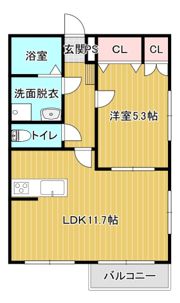 へーベルメゾン翠の間取り画像